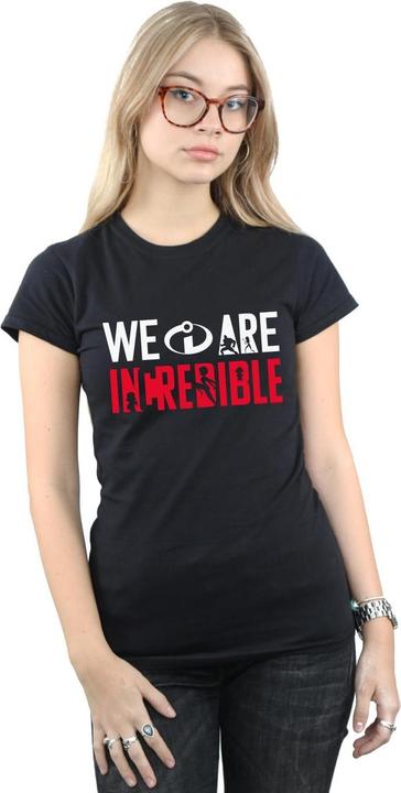 Actual product image Disney Womens/Ladies Incredibles 2 We Are Incredible Cotton T-Shirt (S)