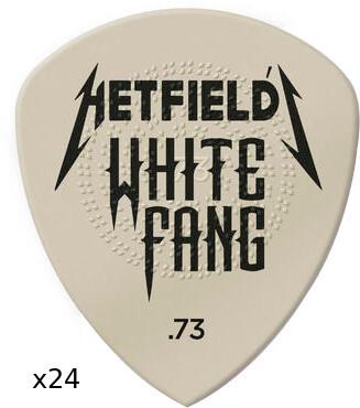 Image du produit Dunlop Pics de débit personnalisés White Fang de Hetfield (24 x, 0.73 mm)