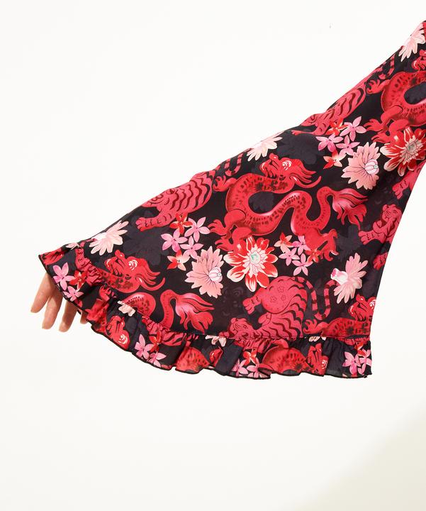 Produktbild Joe Browns Dragon Print Dramatic Sleeve Dressing Gown (42)