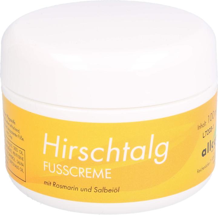 Immagine prodotto Allcura Crema di sego di cervo, 100 ml CRE (Deodorante per piedi e polvere, 100 ml)