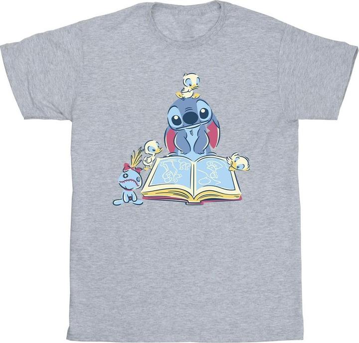 Produktbild Disney Lilo & Stitch Reading A Book TShirt (S)