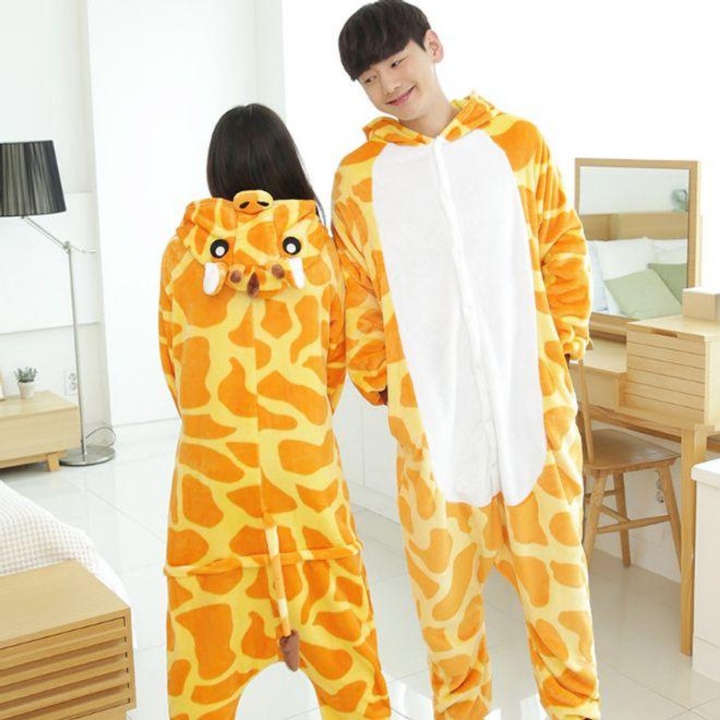 Actual product image MU Classic Giraffe costume - Onesie pyjamas giraffe (M) (M)