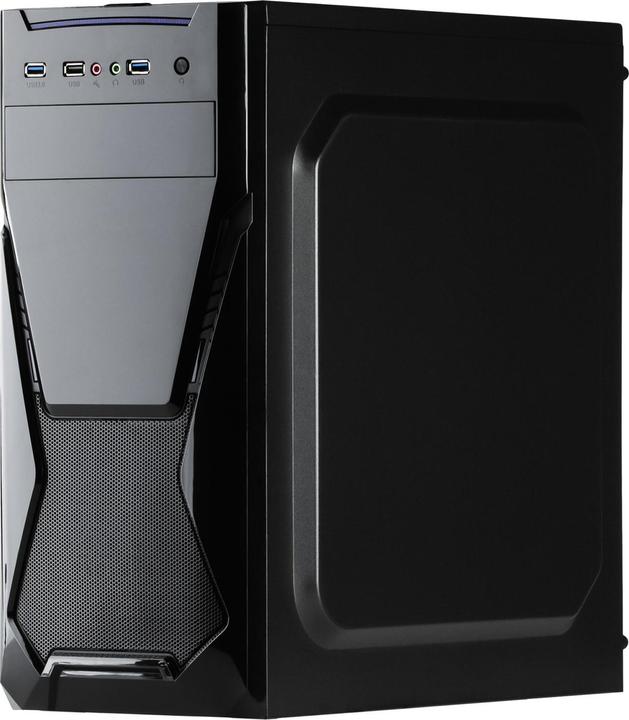 Produktbild Akyga AK13BK - Micro Tower - PC - Acrylnitril-Butadien-Styrol (ABS) - Galvanisiertes S (ATX, mATX, Mini-ITX, Flex-ATX)