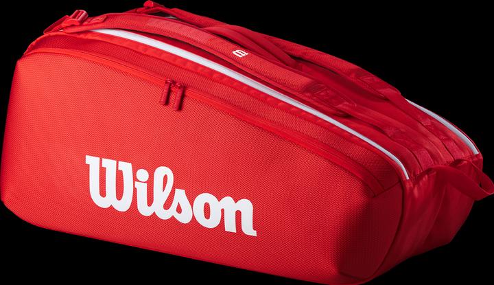 Actual product image Wilson Super Tour Rot 9er Schlägertasche (9R)