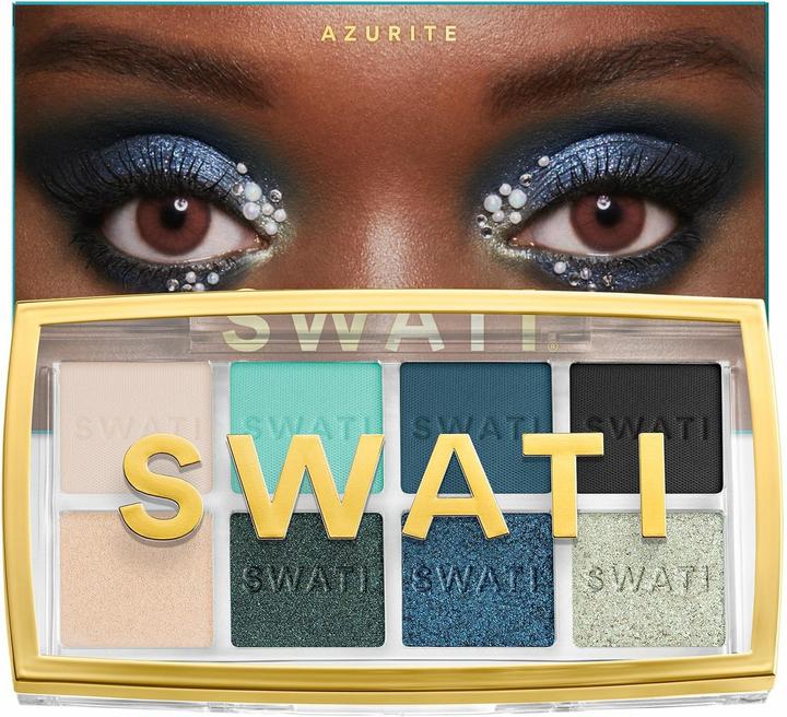 Produktbild Swati Azurite Eye Shadow Palette (Primer, Black Rose, Emerald, Mint, Lolite, Four Opal, Midnight Sky, Marble)