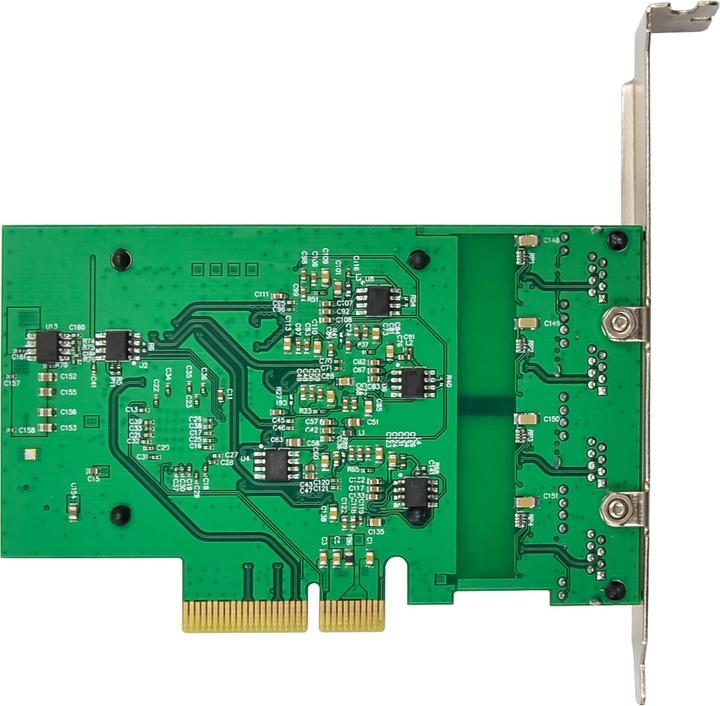 Nährwerte und Zutaten InLine Quad Gigabit Netzwerkkarte, 4x RJ45 2,5Gb/s, PCIe x4, inkl. low profile Slotblech (PCIe)