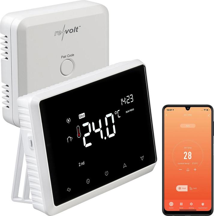 Revolt Radio thermostat with WLAN and app