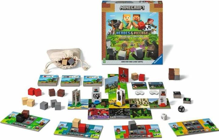 Immagine prodotto Ravensburger Gra Minecraft dla dzieci Uratuj wioskę (Tedesco)