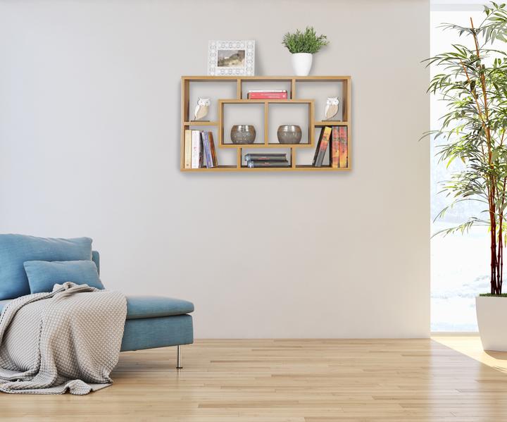 Actual product image FineBuy Shelf wood veneered beech (16 x 85 x 48 cm)