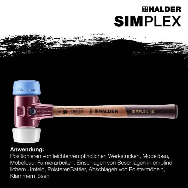 Actual product image Halder SIMLPEX soft face hammer (680 g)