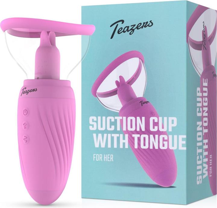 Actual product image Teazers Suction Cup with Clitoris Vibrator