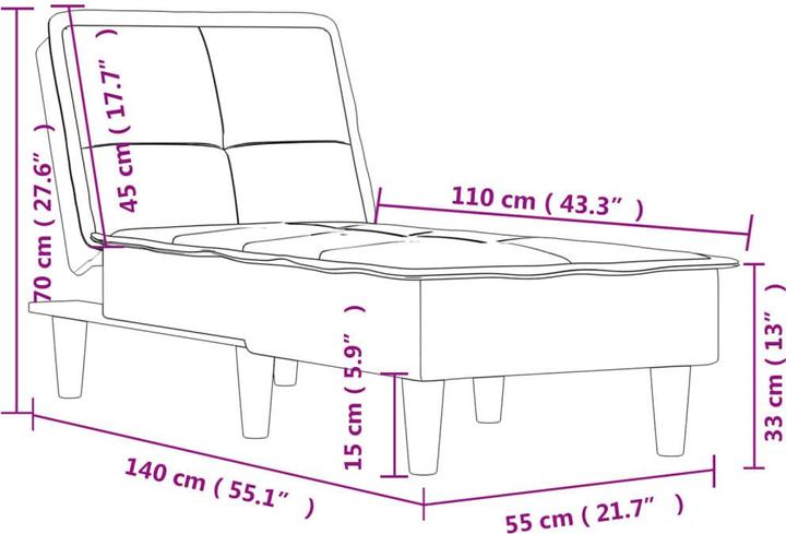 Image du produit VidaXL Arabella (Canapé-lit)