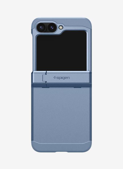Actual product image Spigen Tough Armor TPU Back Cover Blue Samsung Galaxy Z Flip 6 (Samsung Galaxy Z Flip6)