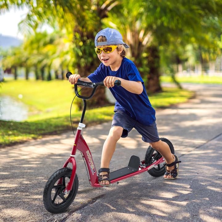 Produktbild Homcom Kinderroller Anti-Rutsch Trittfläche, Metallfahrradständer zum Parken