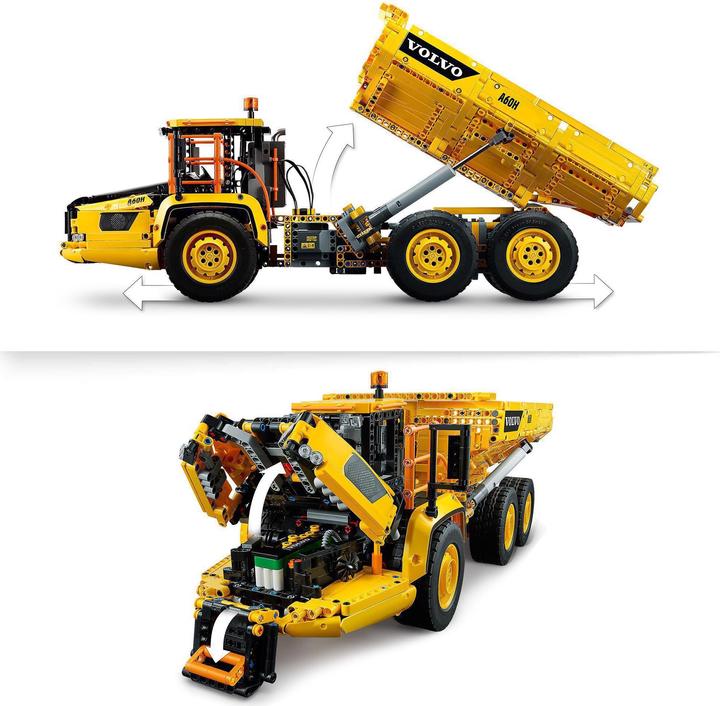 Immagine prodotto LEGO DUPLIKAT Dumper articolato Volvo (42114, LEGO Technic)