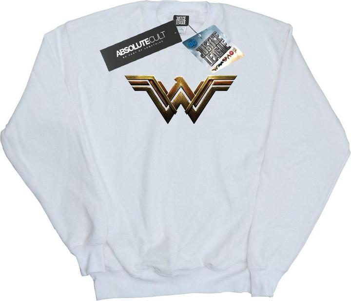 Actual product image Womens/Ladies Justice League Movie Wonder Woman Emblem Sweatshirt (L)