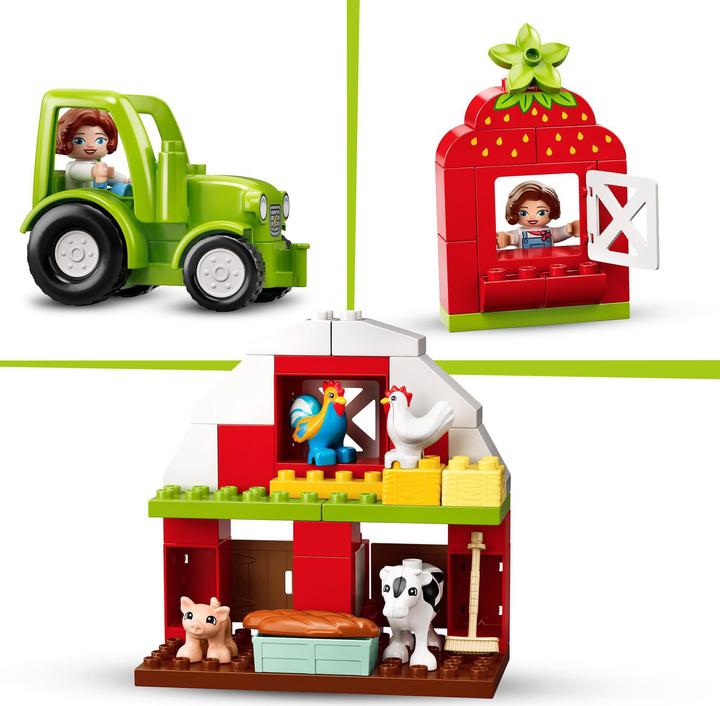 Produktbild LEGO Scheune, Traktor und Tierpflege (10952)