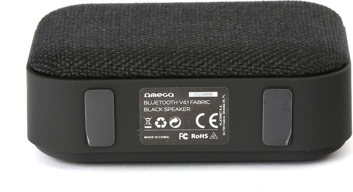 Actual product image Omega OG58BB Portable Speaker (Rechargeable battery operated)