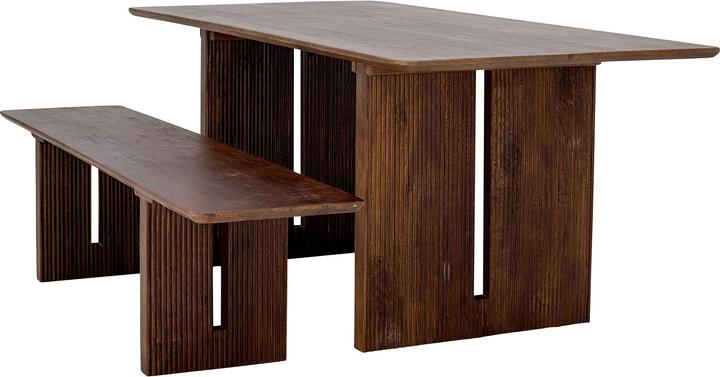 Actual product image Bloomingville Milow Bench, Brown, Mango (40 cm)