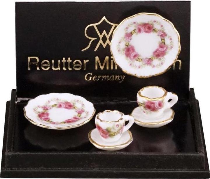 Image du produit Reutter 2 Couverts de café, ruban de roses
