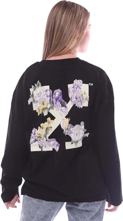 Actual product image Off Womens/Ladies Arrow Flowers Long-Sleeved T-Shirt (34 D)