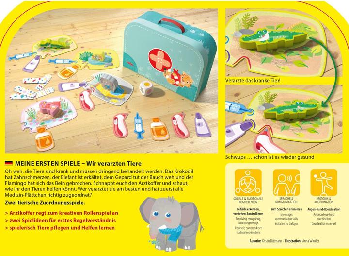 Actual product image Haba My first games - We doctor animals (German)