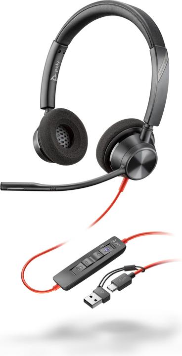 Image du produit Poly Blackwire 3320 Stereo Microsoft Teams (USB C) (Filaire, USB-C)