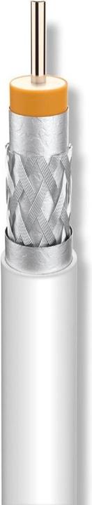 Actual product image Televes SK125plus coaxial cable A+3-fold shielded 125dB 100m coil 413501 (125 dB, Antenna cable)