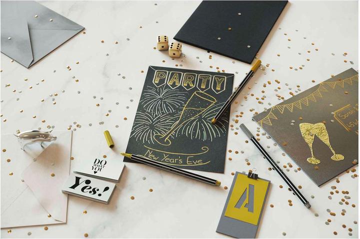 Actual product image STABILO Pen 68 Metallic (gold metallic, 1 x)