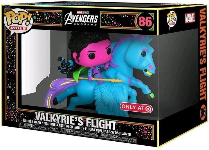 Produktbild Funko Avengers: Endgame POP! Rides Deluxe Vinyl figurine Valkyrie's Flight (Blacklight) 9 cm