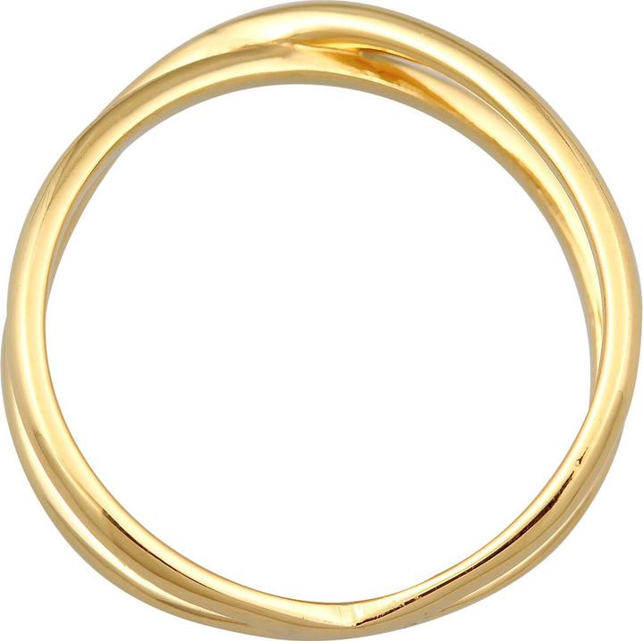 Image du produit Elli PREMIUM Bague X Croix Bague enroulée 375 or jaune (54, 375/9 K)