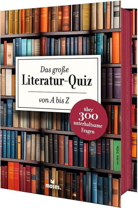 Immagine prodotto MOS55034 - Il grande quiz letterario dalla A alla Z, per 2 o più giocatori, da 12 anni (edizione DE) (Tedesco)