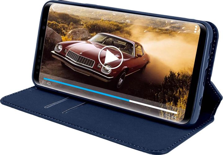 Actual product image Avizar Flip Cover Wallet Classic Edition for Samsung Galaxy S9 - Dark blue (Samsung Galaxy S9)