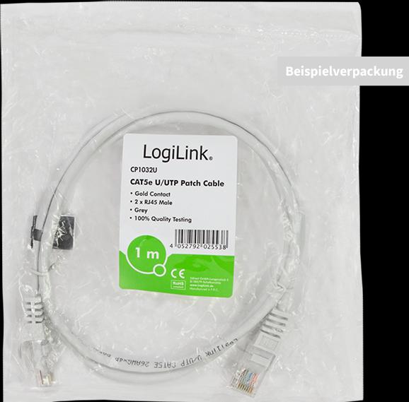 Produktbild LogiLink Netzwerkkabel (U/UTP, CAT5e, 7.50 m)