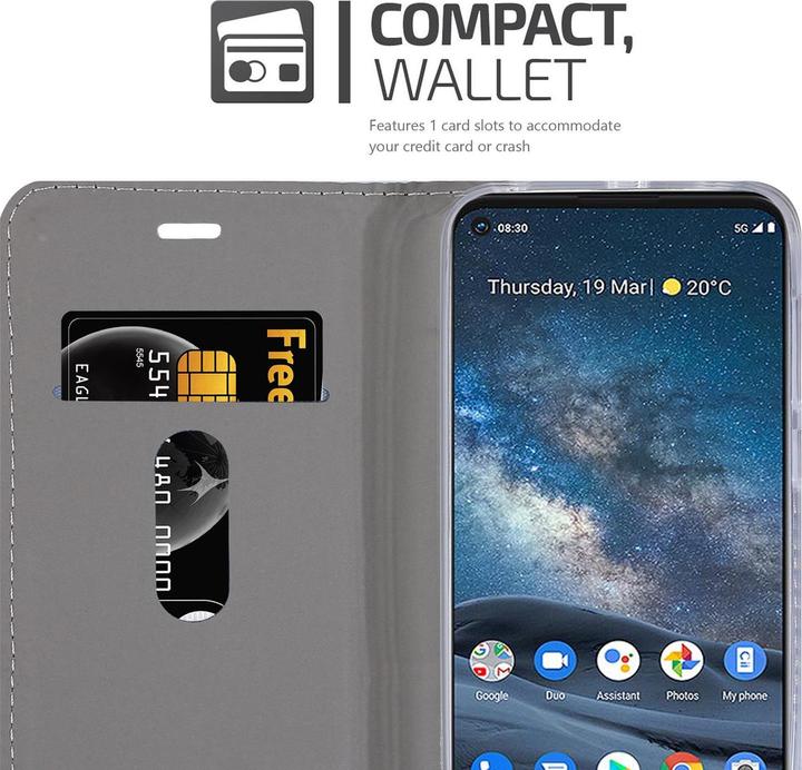 Image du produit Cadorabo Couverture look jeans Book (Nokia 8.3)