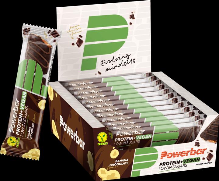 Actual product image Powerbar Protein Plus Low Sugar Vegan (Banana Chocolate, 1 pcs., 504 g)