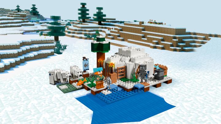 Actual product image LEGO Minecraft ice igloo (21142, LEGO Minecraft)