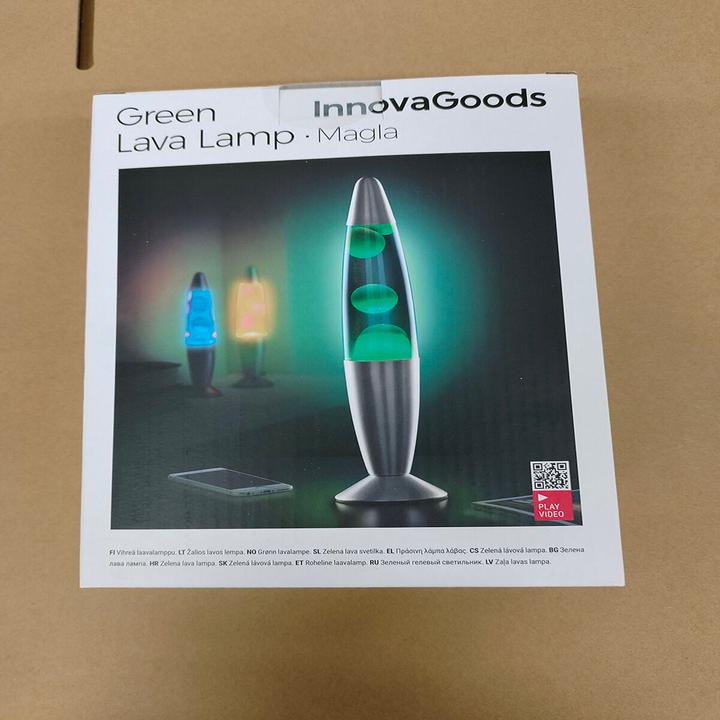 Actual product image InnovaGoods lamp magma lava