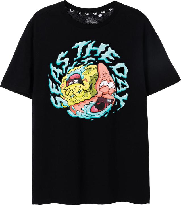 Spongebob Squarepants Seas The Day TShirt kurzärmlig