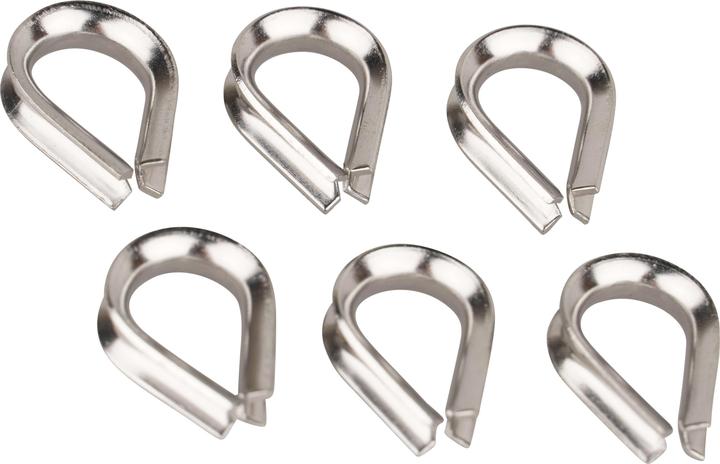 Produktbild Mamutec Rostfrei Kausche 3 mm 6 Stk.