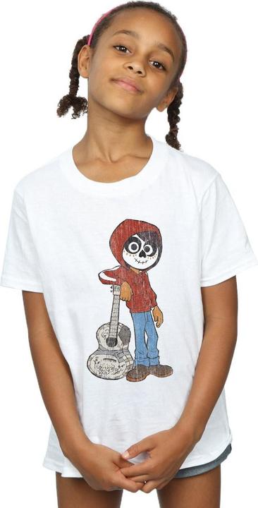 Actual product image Disney Girls Coco Miguel With Guitar Cotton T-Shirt (116)