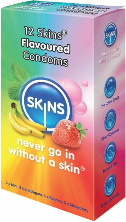 Produktbild Skins Condom Flavours 12 Pack (12 Stk.)