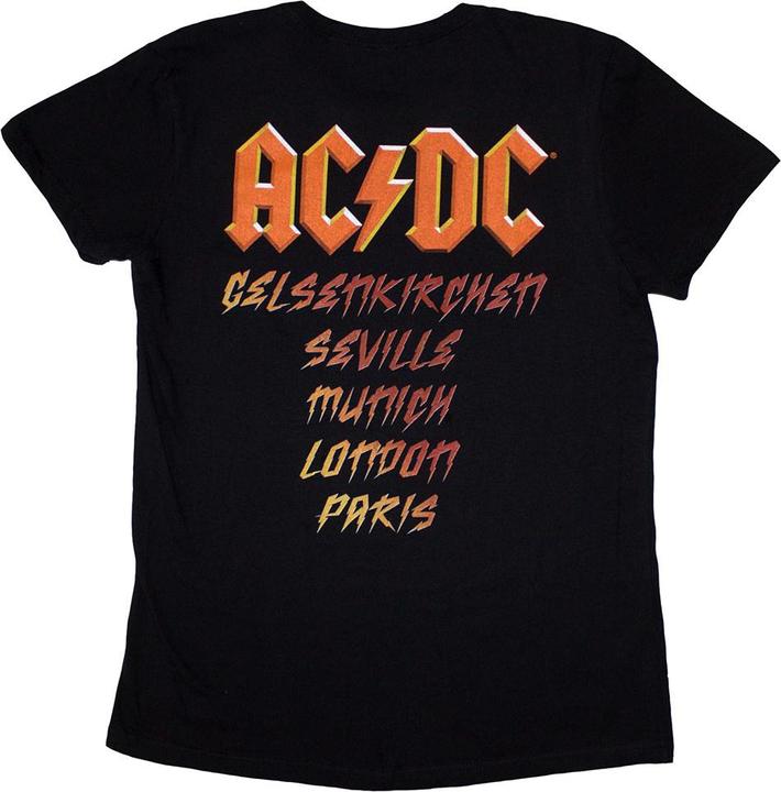 Actual product image AC/DC Womens/Ladies High Voltage Dive Bar Back Print T-Shirt (S)