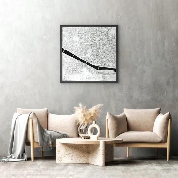 Actual product image Cityframes Zurich CityFrame Size L (64 x 64 x 12 cm)