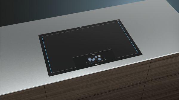 Produktbild Siemens EZ907KZY1E iQ700 Vollflächen-Induktionskochfeld 90 cm Schwarz flächenbündig (integriert)