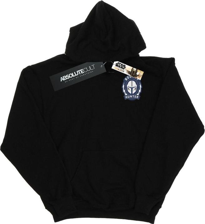 Produktbild Star Wars The Mandalorian Bounty Hunter Badge Breast Print Kapuzenpullover (S)