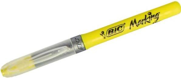 Image du produit Bic ® Surligneur Flex 1-4mm jaune (Jaune, 4.30 mm, 1 x)