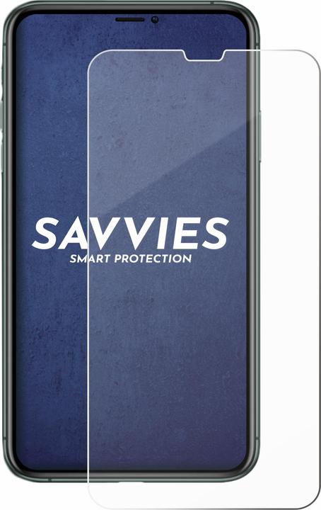 Actual product image Savvies Tempered Glass (1 Piece, Apple iPhone 11 Pro Max)