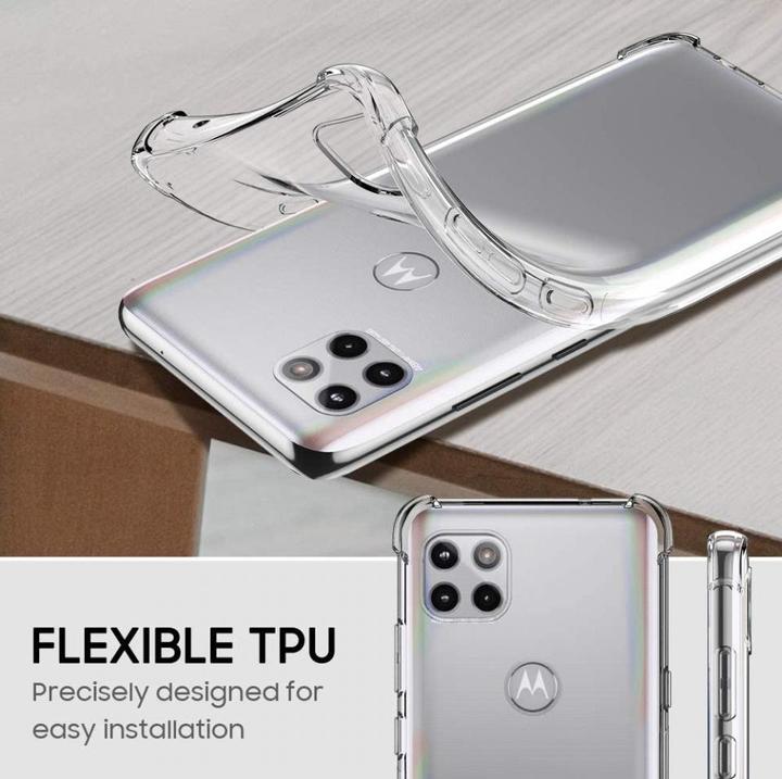 Produktbild Screenguard Motorola Moto G 5G Hülle Crystal Soft Airbag Bumper (Motorola Moto G 5G)