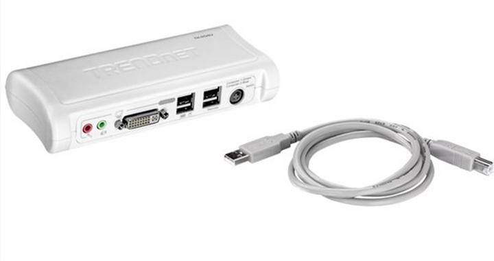 Produktbild Trendnet TK-204UK KVM Switch 2-Port DVI USB